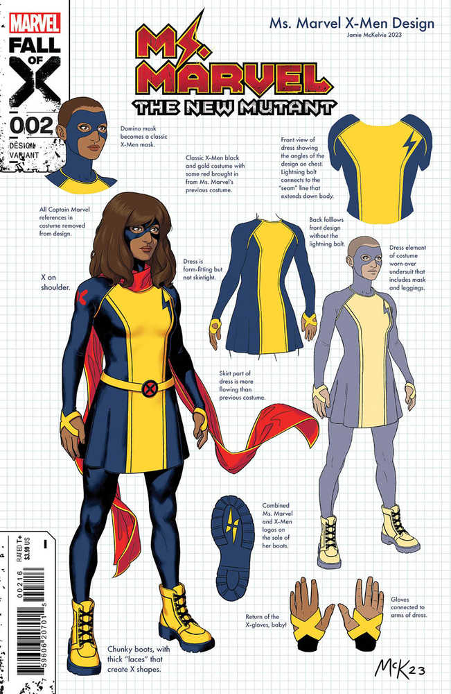 Ms. Marvel New Mutant #2 Jamie Mckelvie Design Variant (1:10)