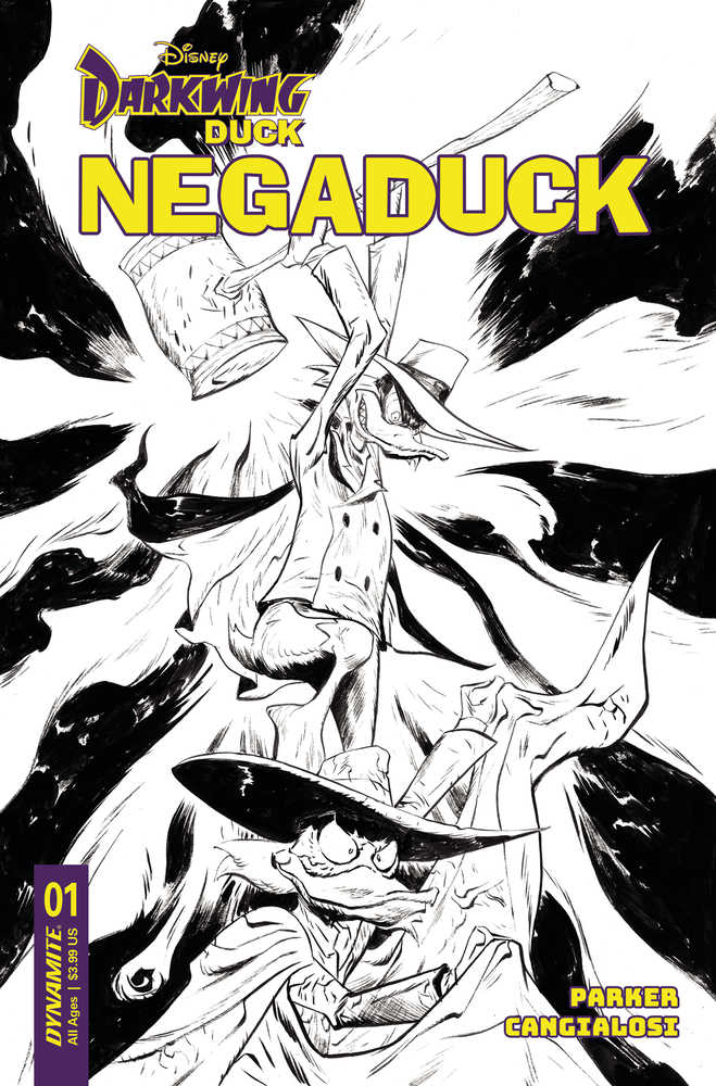Negaduck #1 Cover K Variant Edition Lee Line Art (1:15)