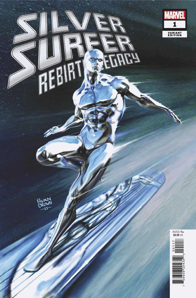 Silver Surfer Rebirth: Legacy 1 Ryan Brown Variant (1:25)