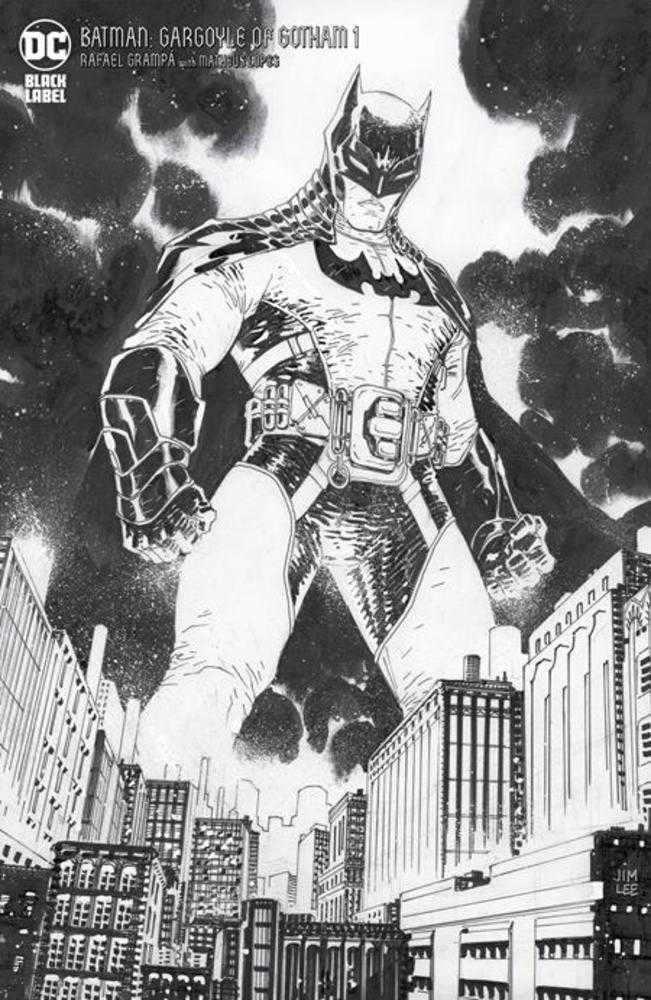 Batman Gargoyle Of Gotham #1 (Of 4) Cover E Jim Lee Black & White Variant (Mature) (1:25)