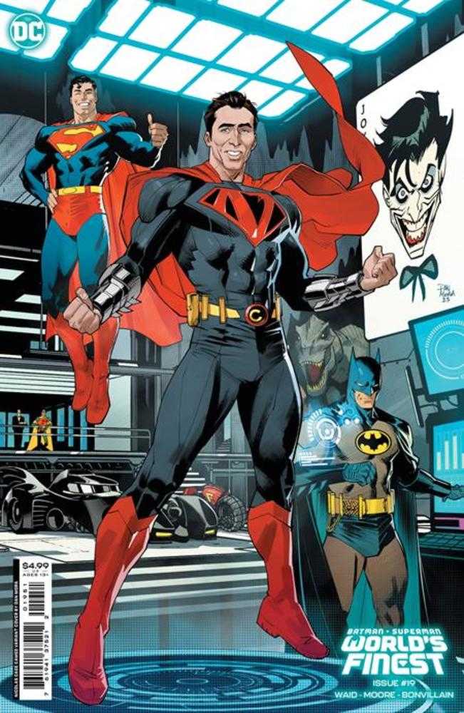 Batman Superman Worlds Finest #19 Cover C Dan Mora Nicolas Cage Super-Variant Card Stock Variant