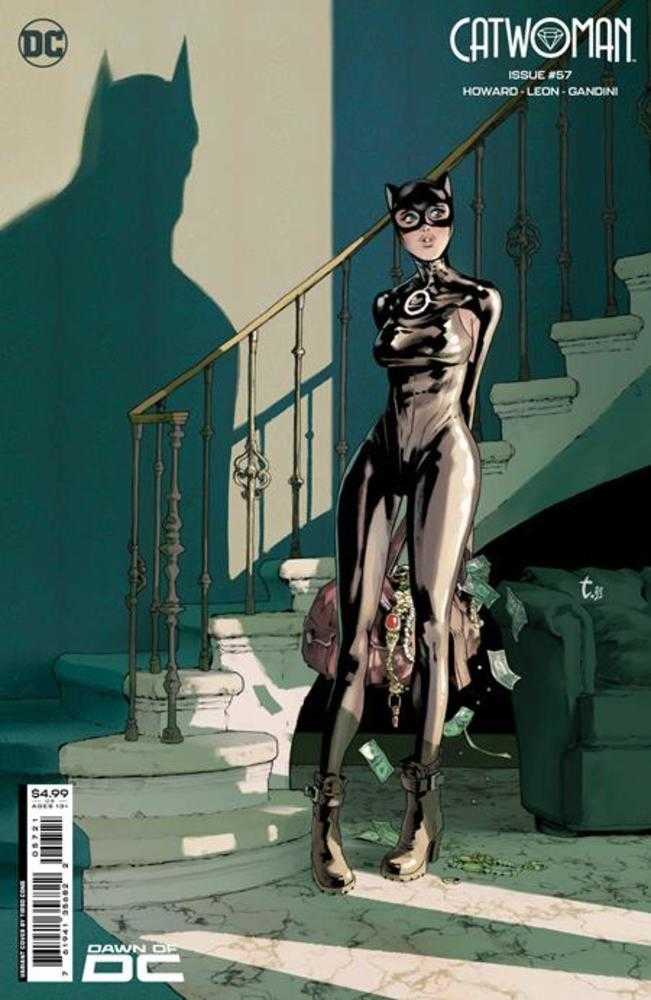 Catwoman #57 Cover B Tirso Cons Card Stock Variant (Batman Catwoman The Gotham War)(Subscription)