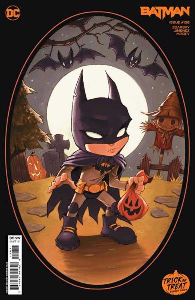 Batman #138 Cover F Chrissie Zullo Trick Or Treat Card Stock Variant (Batman Catwoman The Gotham War)