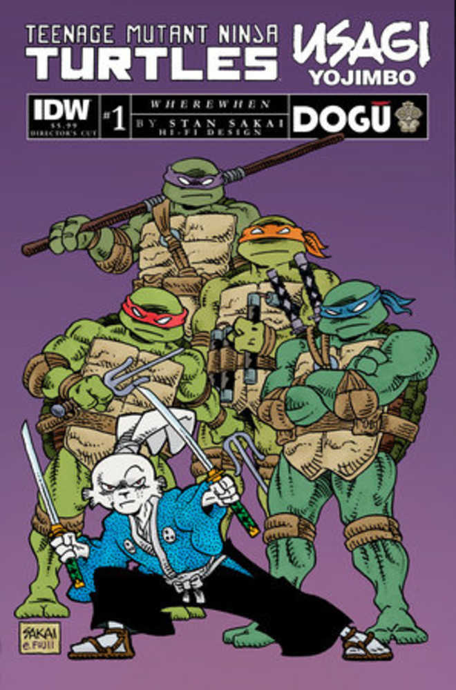 Teenage Mutant Ninja Turtles Usagi Yojimbo Wherewhen #1 Directors Cut