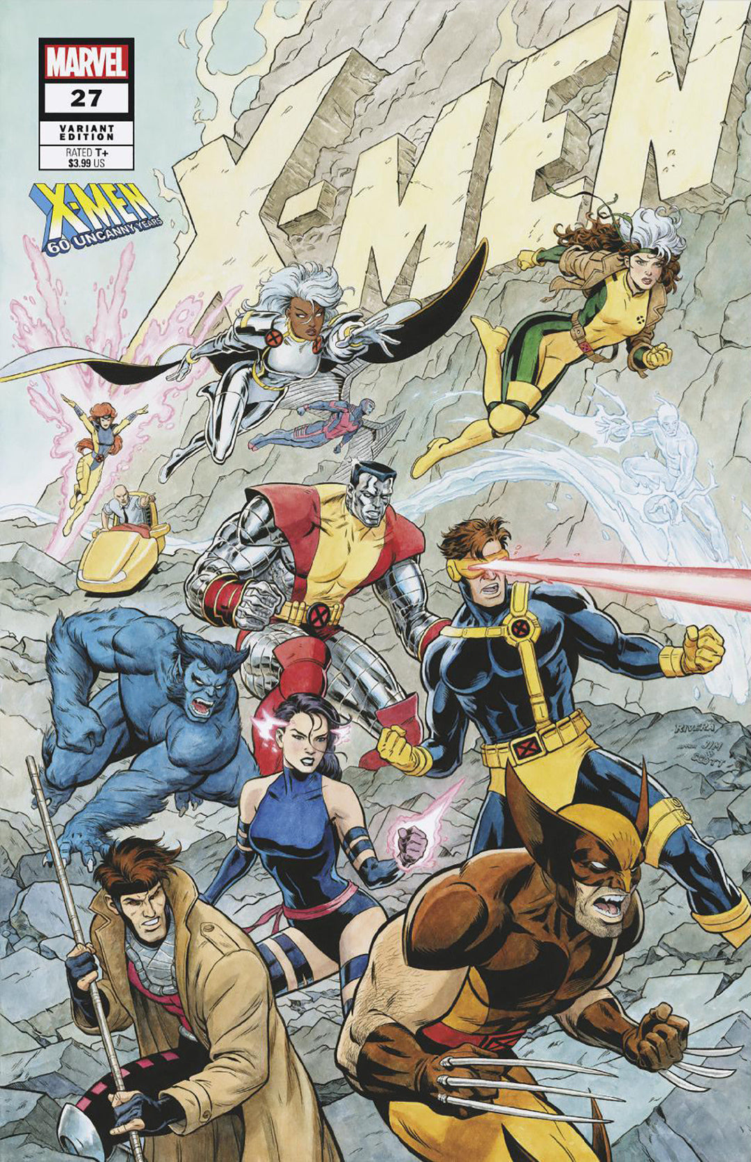 X-Men 27 Paolo Rivera X-Men 60th Variant [Fall]